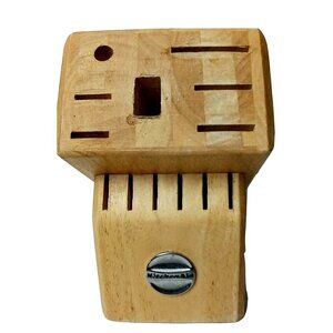 KitchenAid 13 Slot Knife Holder Oak